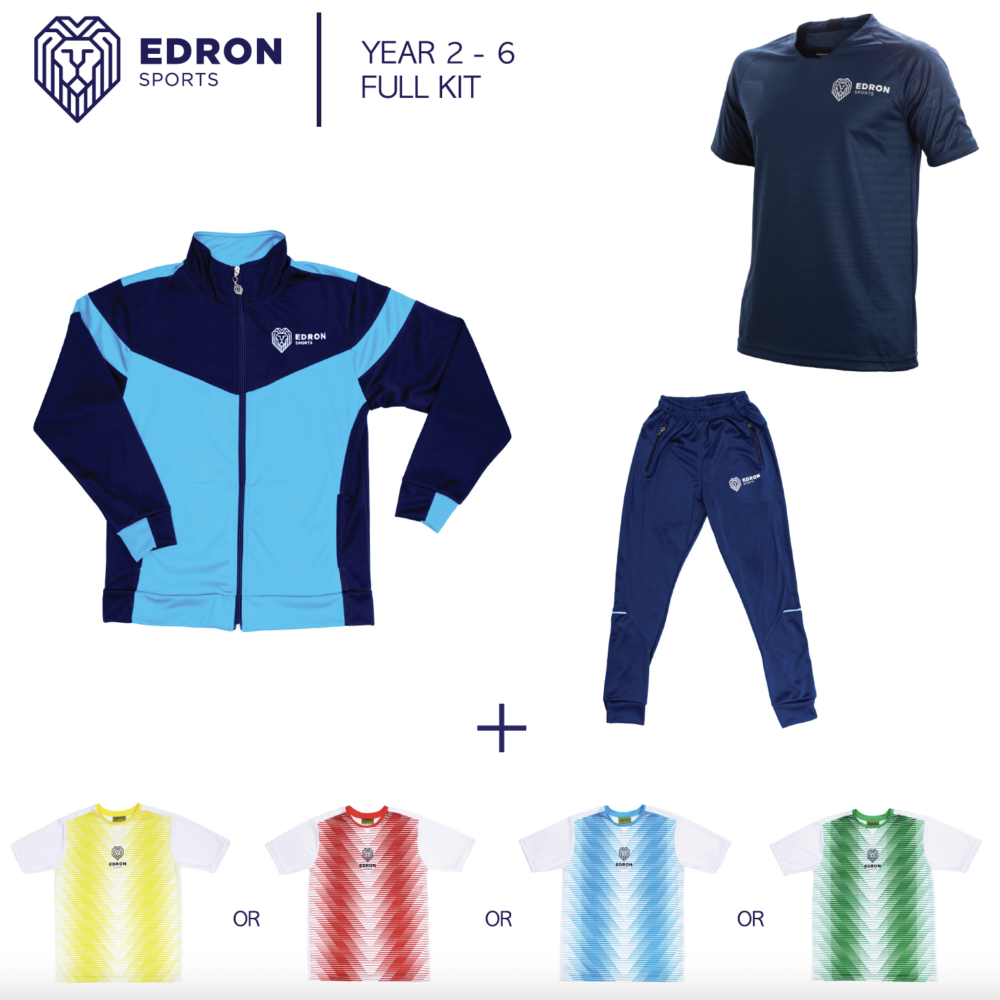 Full Kit - Year 2 to 6 (includes house t-shirt)