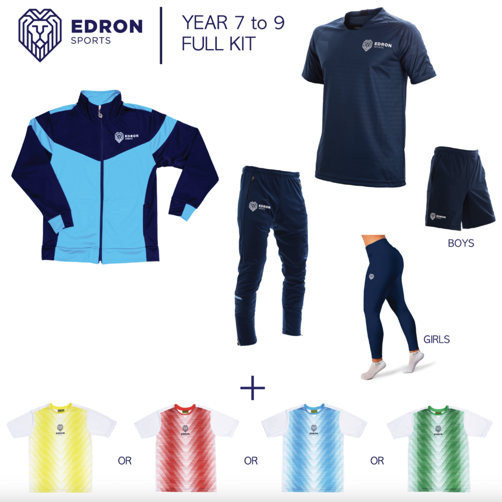 Full Kit - Year 7 to 9 (includes house t-shirt)